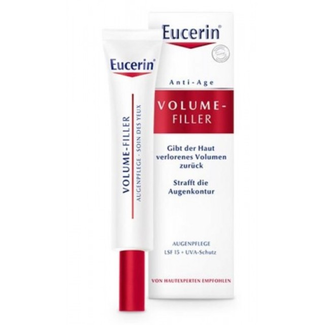 EUCERIN VOLUME FILLER KREM ZA NEGU PODRUČJA OKO OČIJU 15ML - Online Apoteka EUCERIN VOLUME FILLER KREM ZA NEGU PODRUČJA OKO OČIJU 15ML
